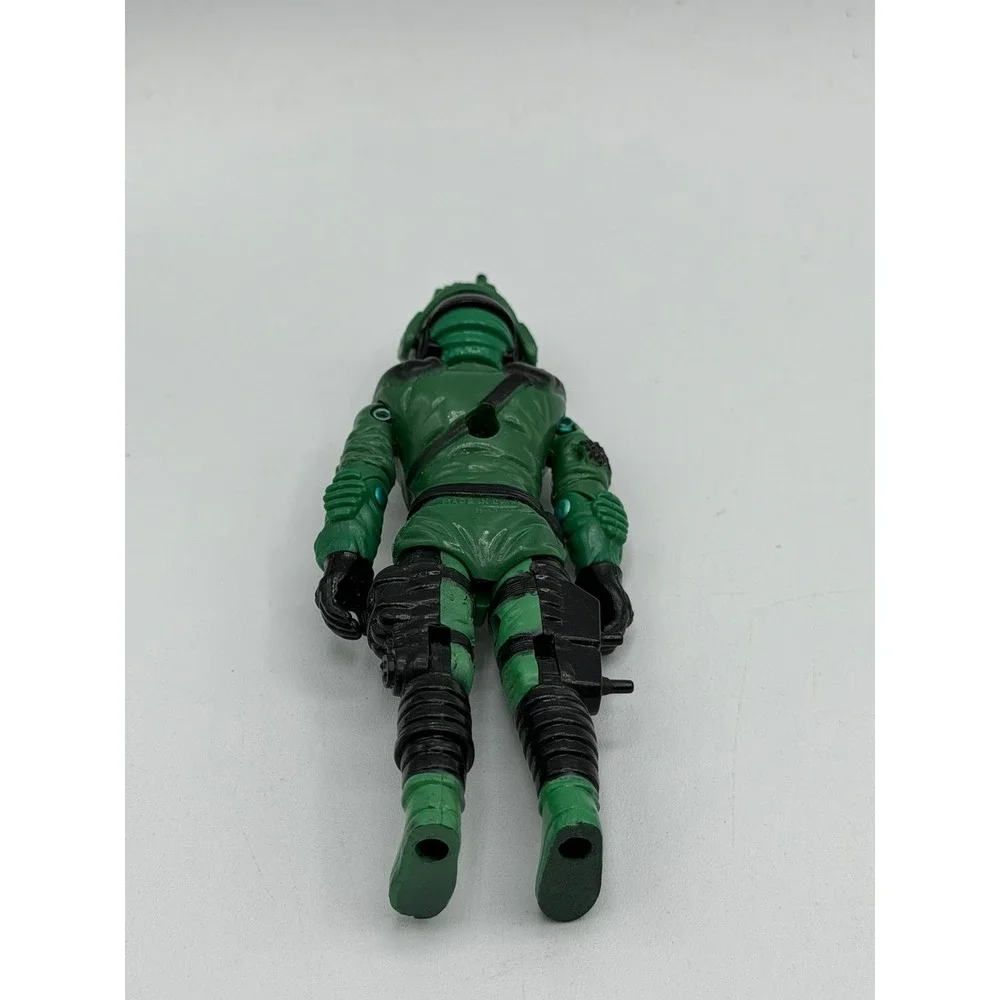Vintage 1989 GI Joe COBRA NIGHT-VIPER v1 Action Figure Orange Funskool Backpack